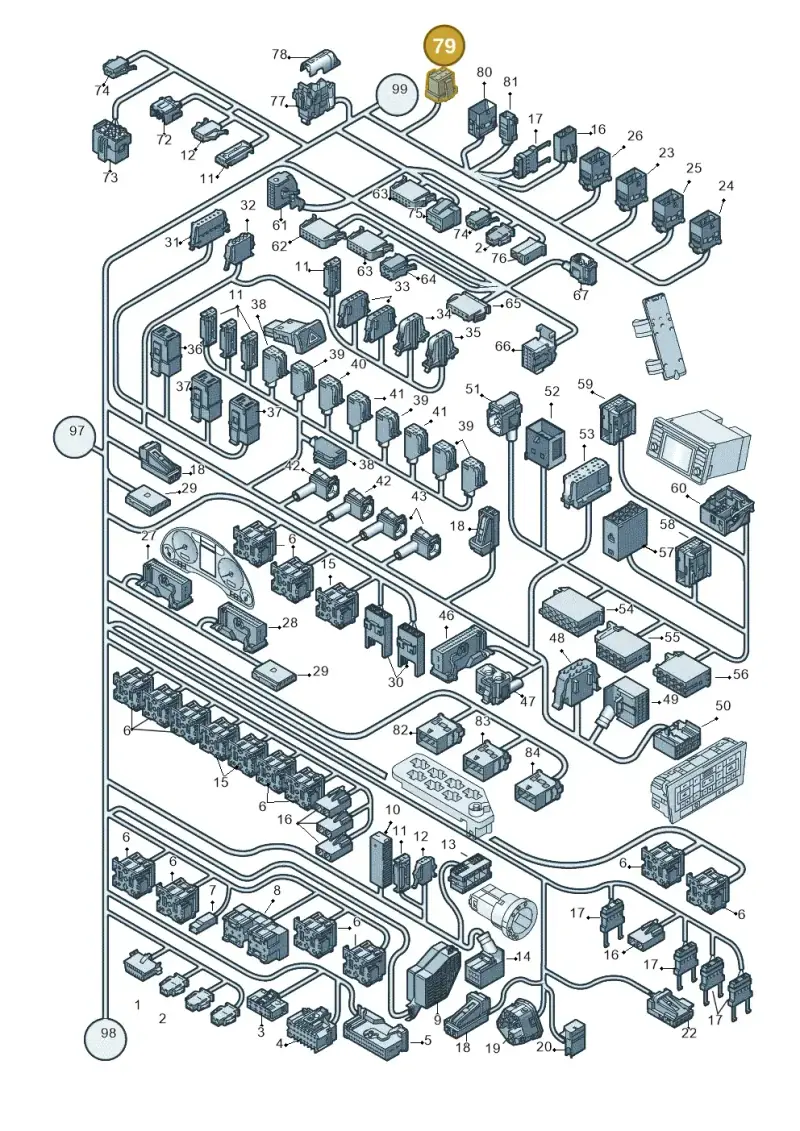 8D0937731 — Audi RS4 qu.           07> (2006-) diagram 454971820, position 79