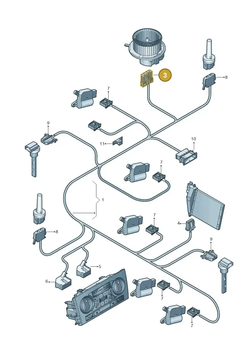 8D0937731A — Audi Q3 1.4 (2016-) diagram 412972600, position 3