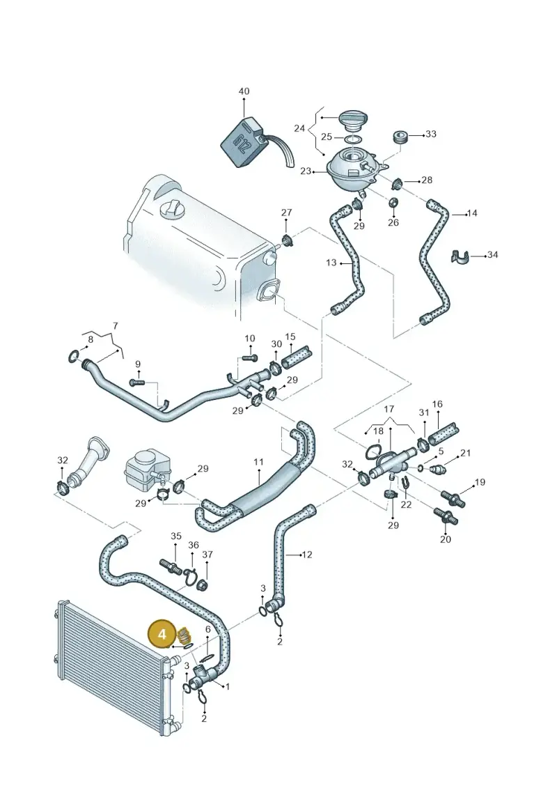 8D0959481B — Audi A2 (2000-2005) diagram 248121370, position 4