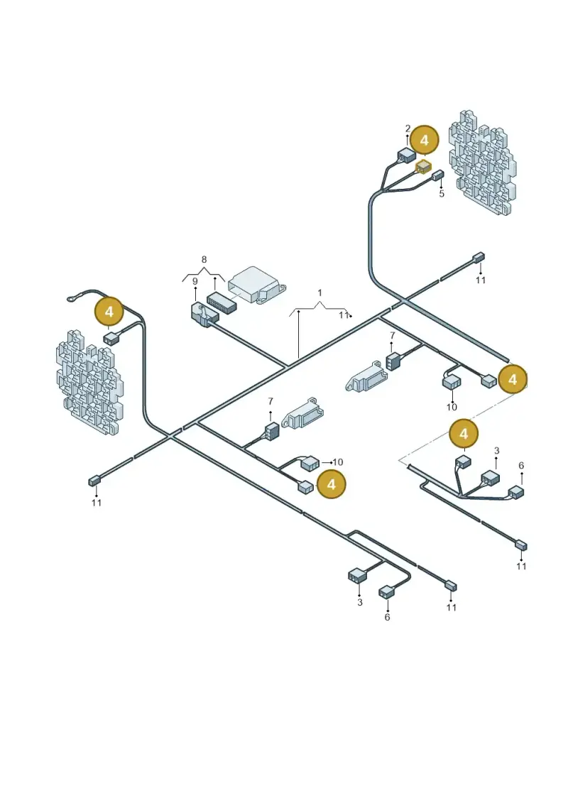 8D0972586 — Audi RS6 qu. (2003-2004) diagram 260972240, position 4