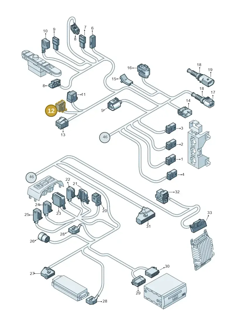 8D0972586 — Audi TT Coupe/Roadster (2002-2006) diagram 278971840, position 12