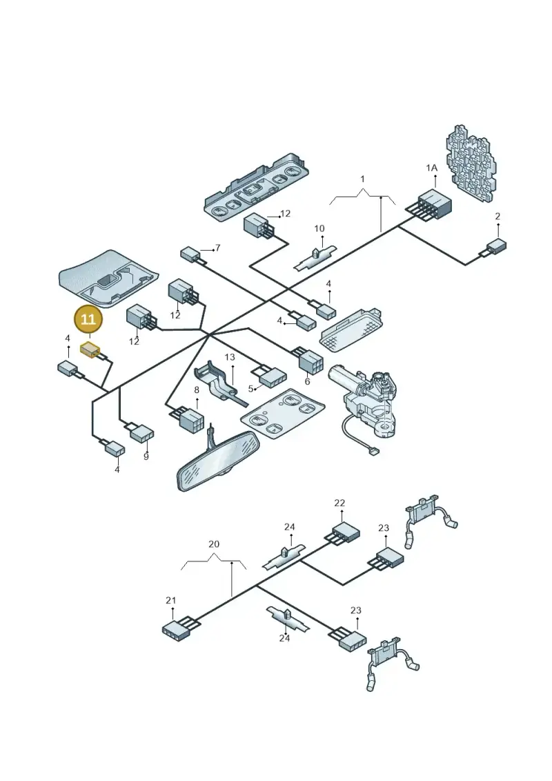 8D0972643 — Audi RS6 qu. (2003-2004) diagram 260972450, position 11