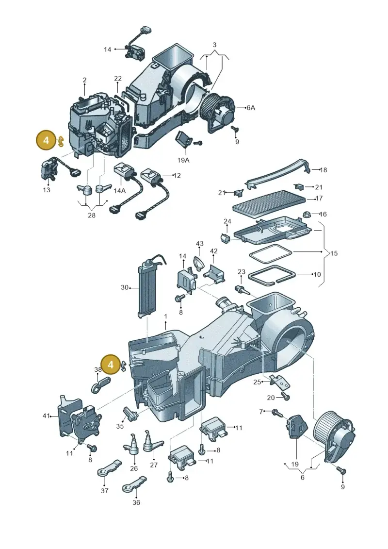 8D1820245 — Audi RS4 AV. QU. (2000-2001) diagram 195820200, position 4
