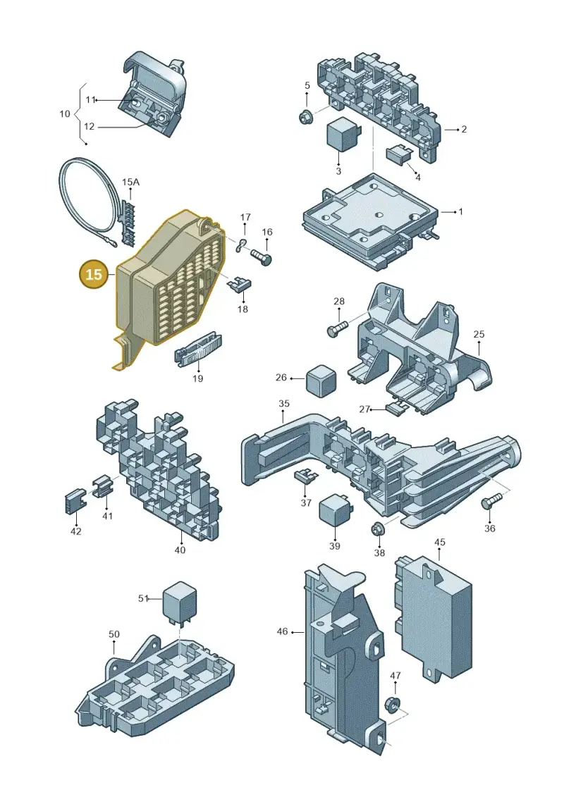 8D2941824 — Audi RS4 Cabrio qu.    08> (2007-) diagram 249937000, position 15