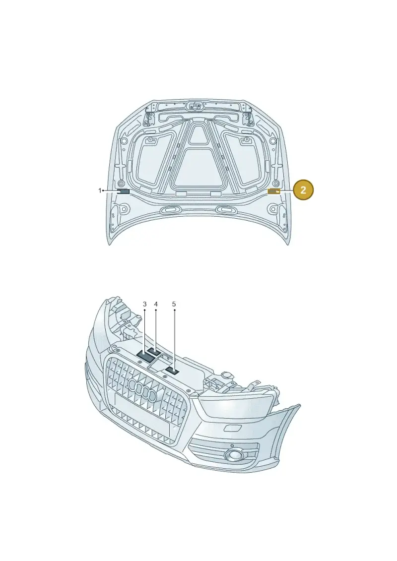 8E0010175Q — Audi RS3 Limousine (2017-2020) diagram 778010100, position 2