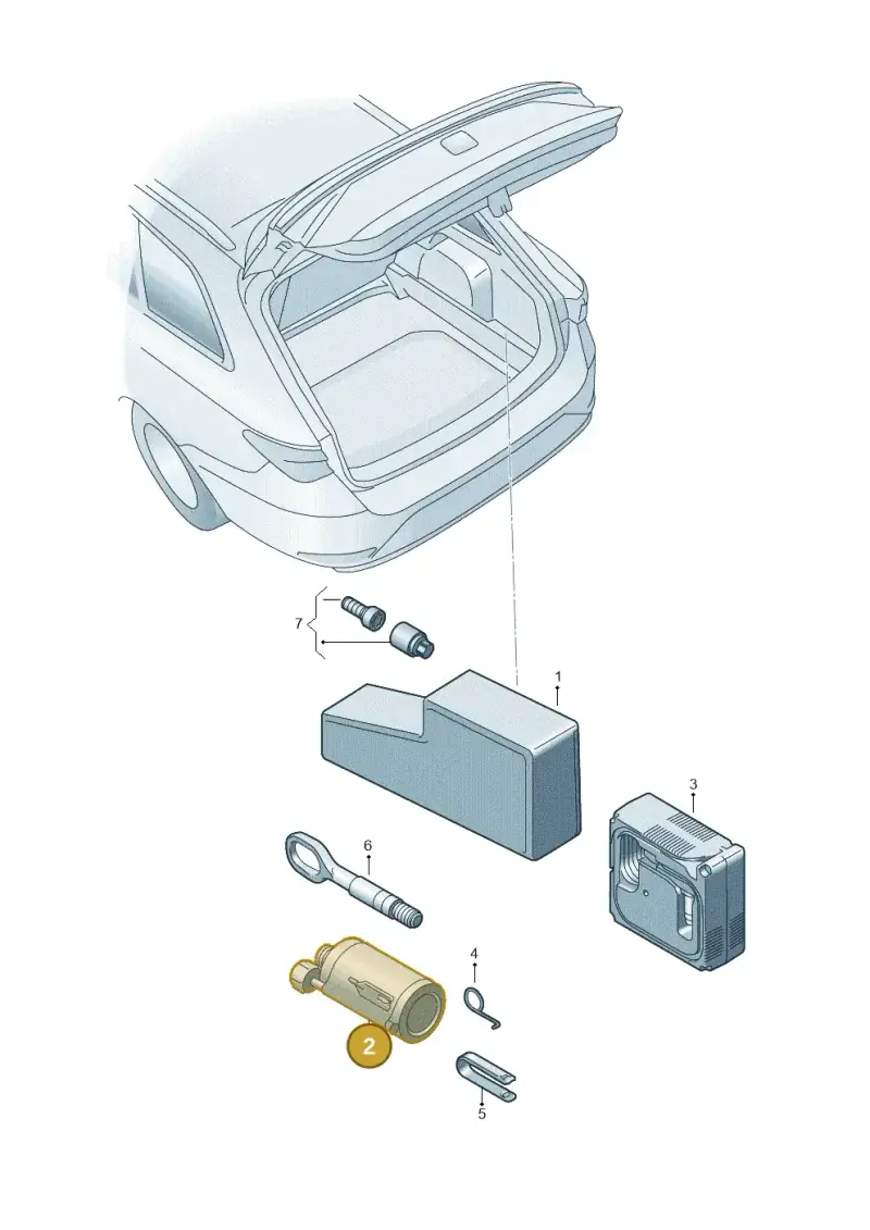 8E0012619C — SEAT CUPRA Formentor (2020-) diagram 5ff011000, position 2
