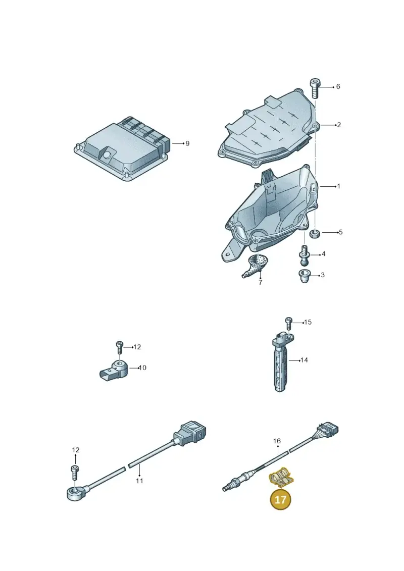 8E0201449R — Audi A7 Sportback (2014-2018) diagram 788906000, position 17