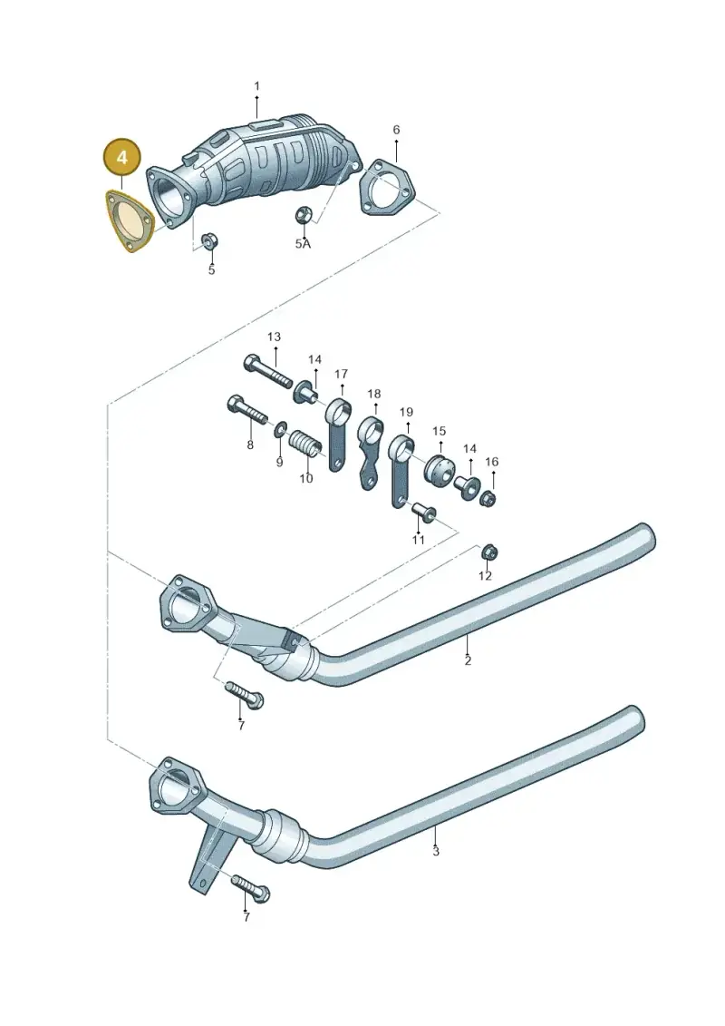 8E0253115D — Audi A4/S4 Cabrio./qu. 07> (2006-) diagram 249253550, position 4