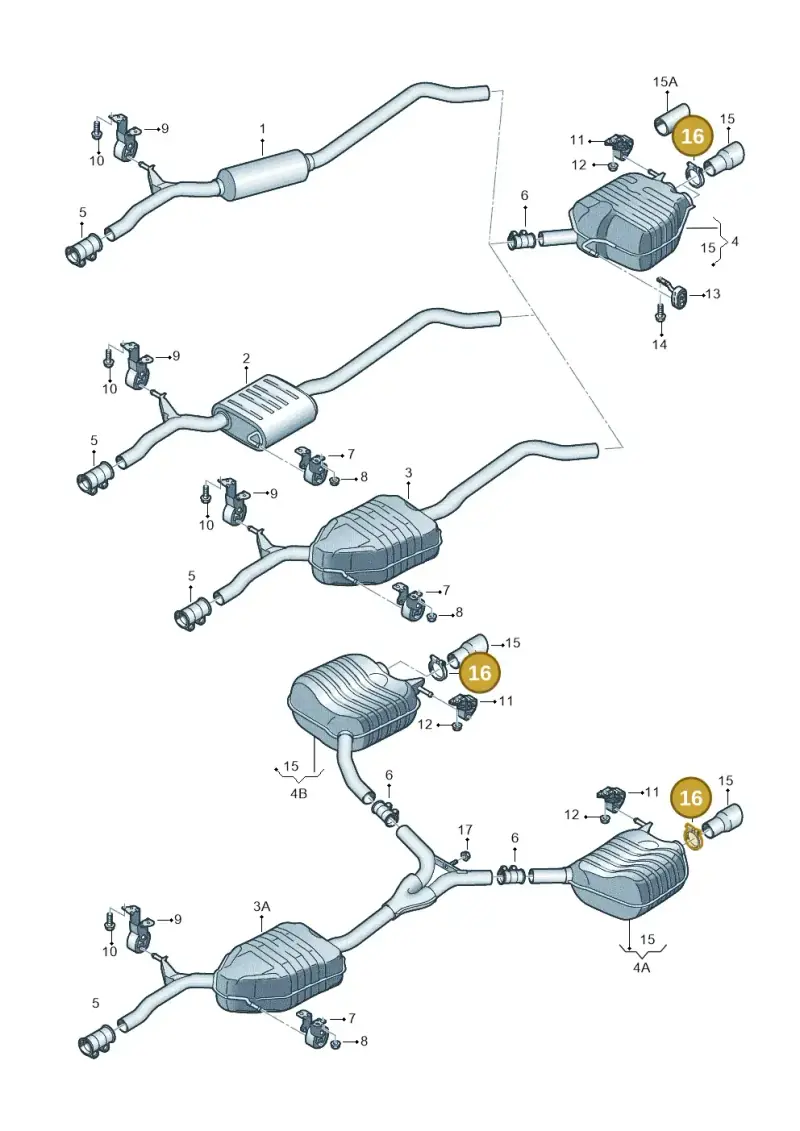 8E0253139B — Audi A4 av. 2.0 tdi (2011-2015) diagram 636253900, position 16