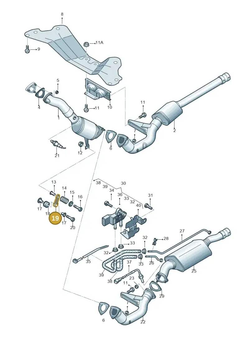 8E0253295F — Audi A6 QU.ALLROAD     07> (2006-) diagram 448253550, position 19
