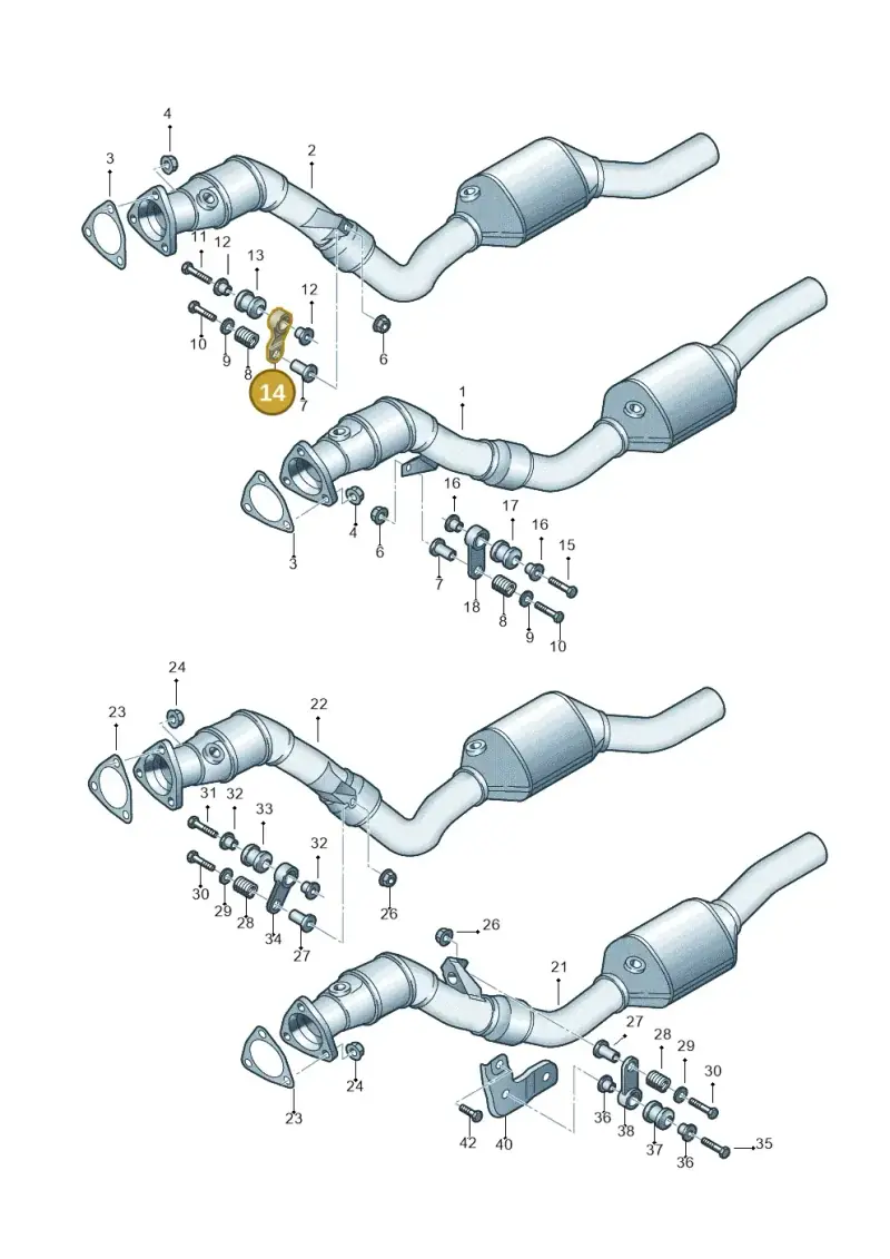 8E0253295F — Audi A4/S4 Cabrio./qu. 07> (2006-) diagram 454253740, position 14