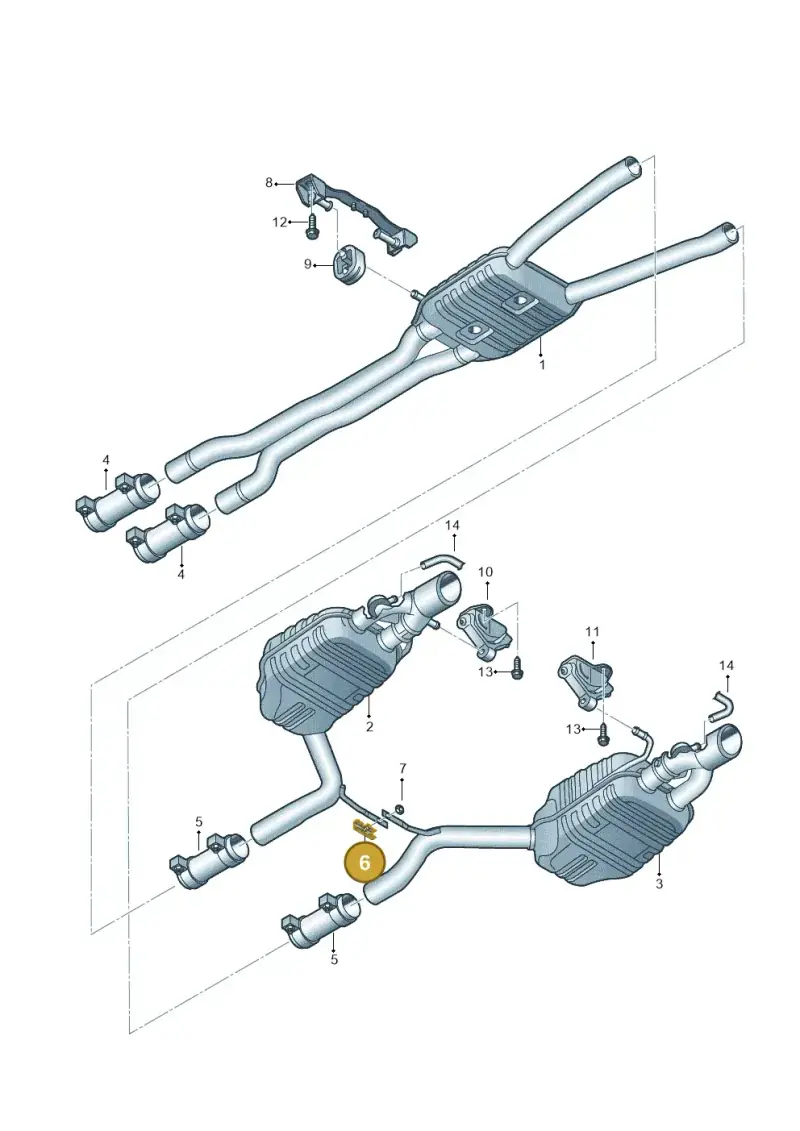 8E0253375 — Audi A4/S4 Cabrio./qu. 07> (2006-) diagram 249253950, position 6