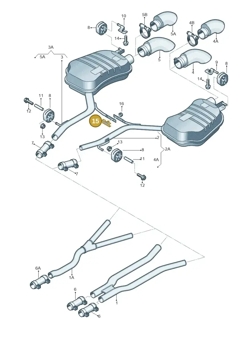 8E0253375 — Audi A8/S8/qu. lang    08> (2007-) diagram 291253850, position 15