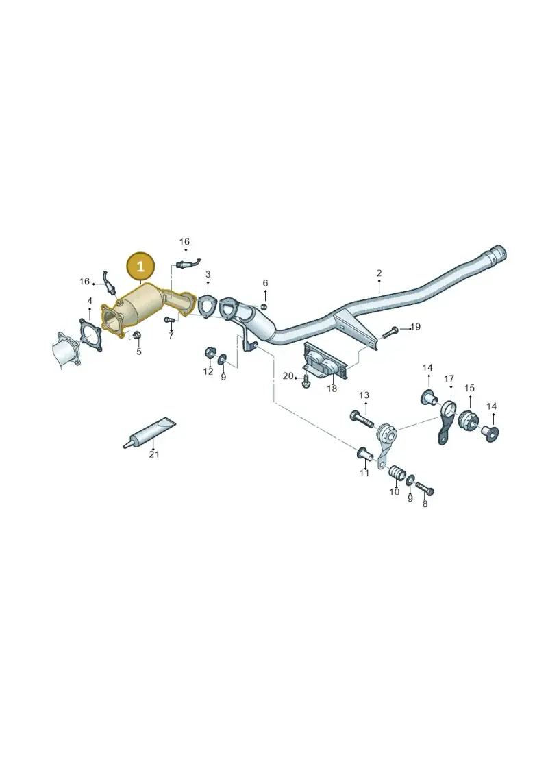 8E0254200HX — Audi A6 2.7 TDI (2008-2011) diagram 448253400, position 1
