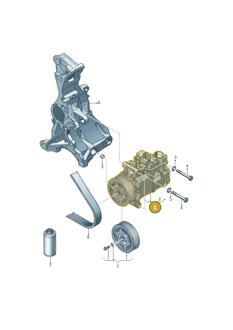 8E0260805CB — Audi A4/S4 Cabrio./qu. 07> (2006-) diagram 448260050, position 1