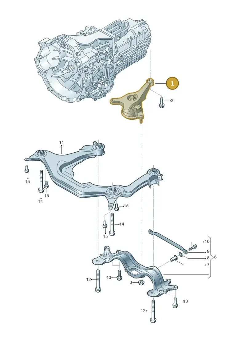 8E0399105HB — Audi A4/S4 Cabrio./qu. 07> (2006-) diagram 273399200, position 1
