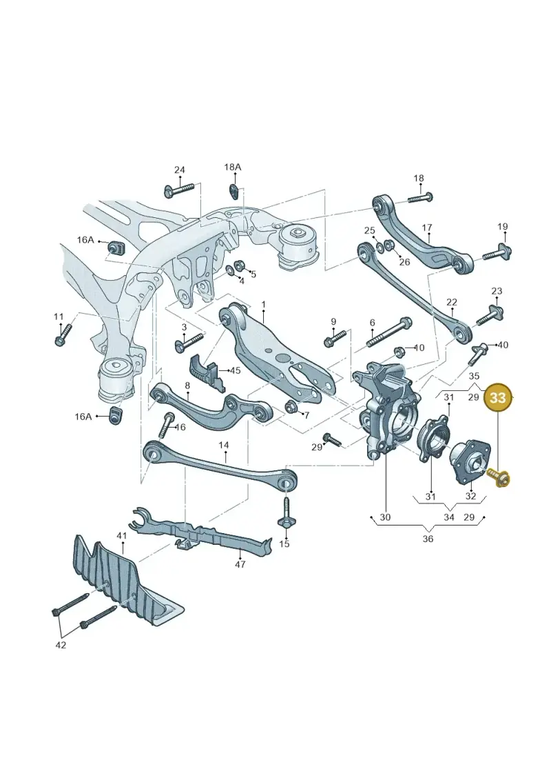 8E0407643A — Audi RS6 Avant (2019-) diagram 435505300, position 33