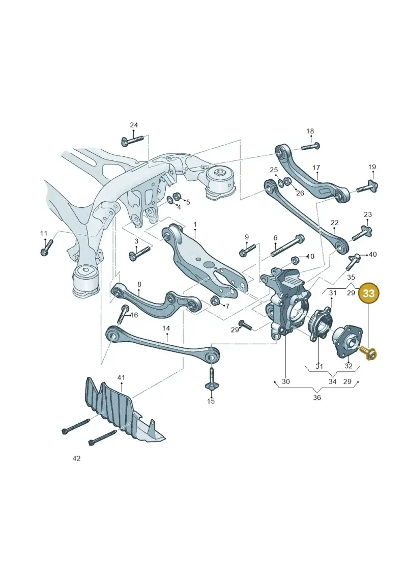 8E0407643A — Audi RS Q8 Quattro (2019-) diagram 859505050, position 33