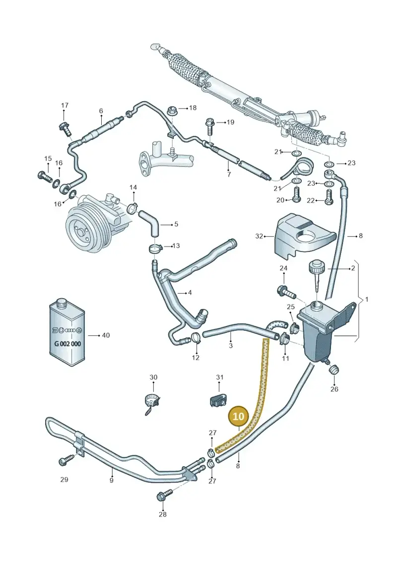 8E0422891L — Audi A4/S4/Av./qu.     05> (2005-) diagram 249422600, position 10