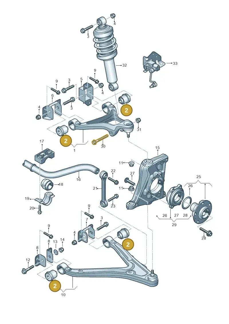 8E0505185P — Audi R8                08> (2007-) diagram 618407100, position 2