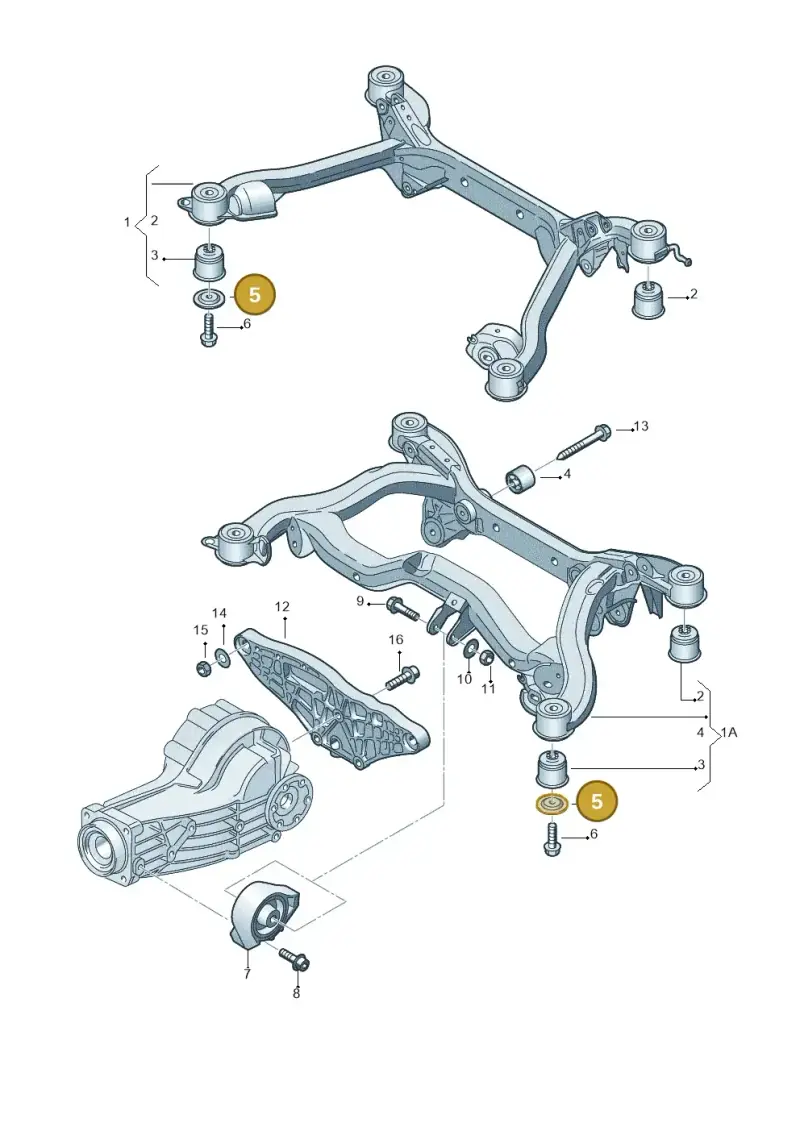 8E0505193B — Audi RS4 Cabrio qu.    08> (2007-) diagram 249505000, position 5