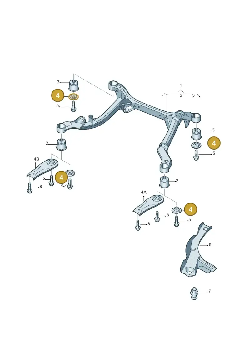 8E0505193B — Audi A6 2.7 TDI (2008-2011) diagram 448505000, position 4