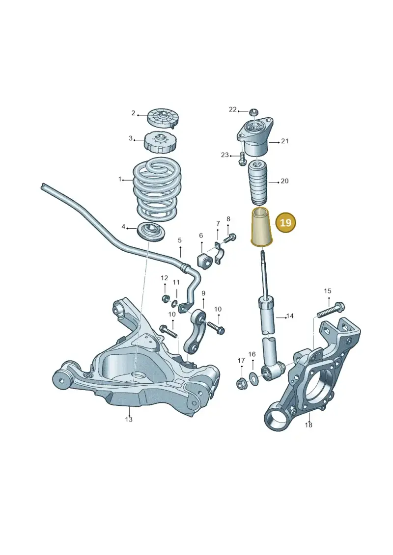 8E0512137E — Audi A6 2.7 TDI (2008-2011) diagram 448511000, position 19