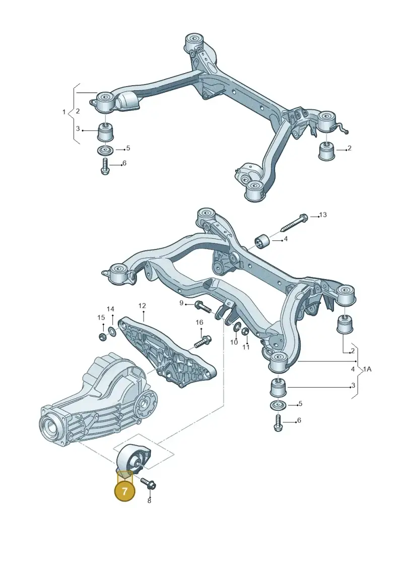 8E0599125L — Audi A4/S4/Av./qu.     05> (2005-) diagram 249505000, position 7