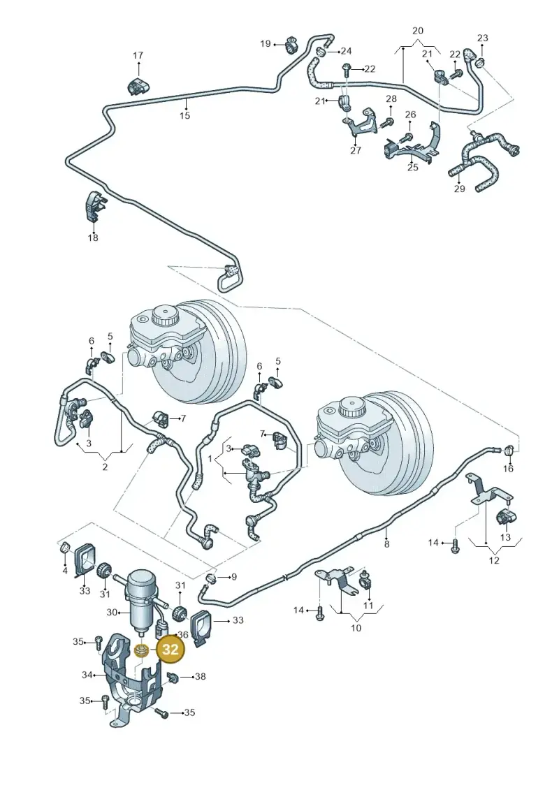 8E0614177A — Audi R8 Spyder (2015-2024) diagram 872611700, position 32