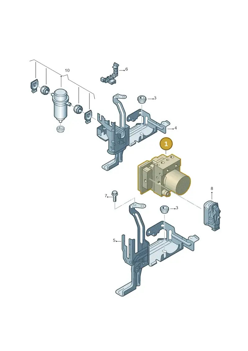 8E0614517BJ — Audi A4/S4 Cabrio./qu. 07> (2006-) diagram 454614100, position 1