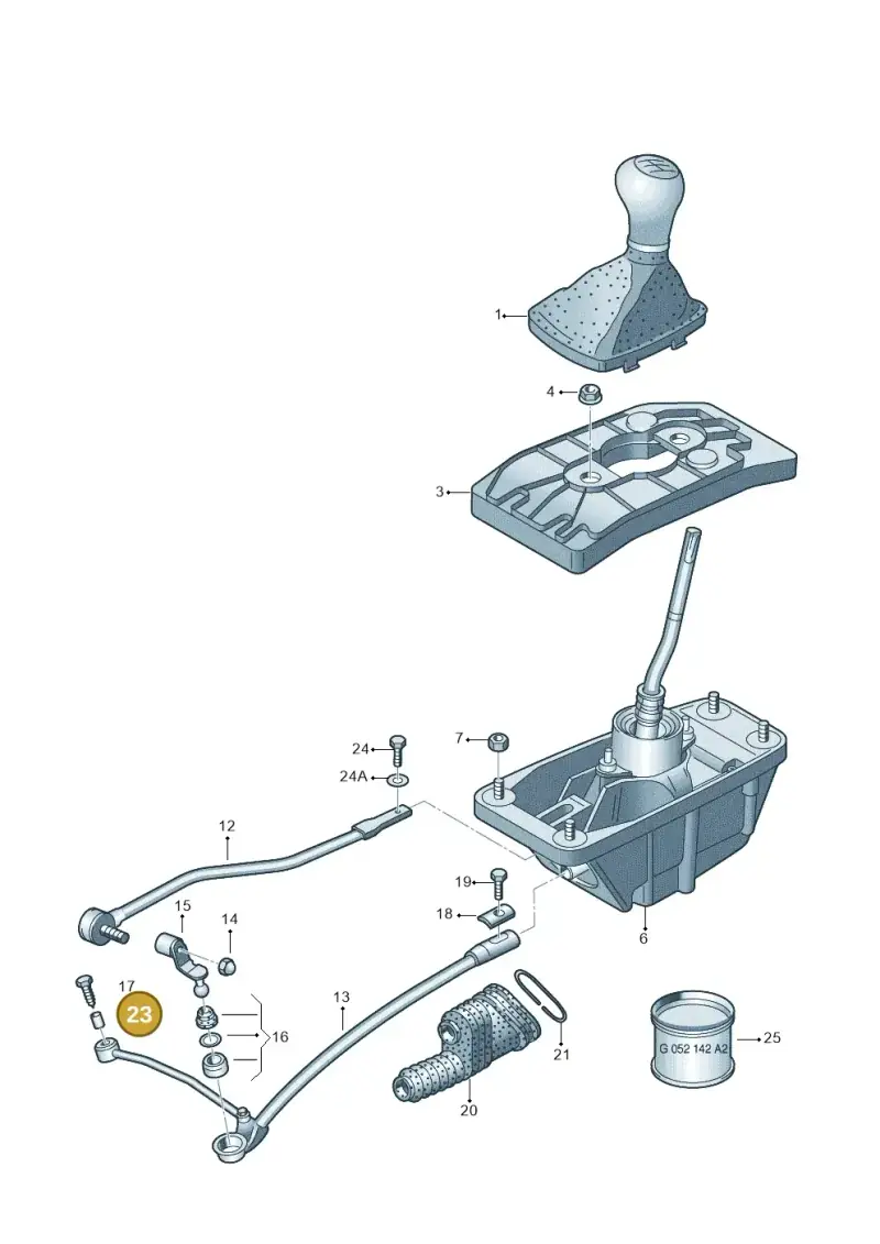 8E0711191 — Audi RS4 Cabrio qu.    08> (2007-) diagram 249711400, position 23