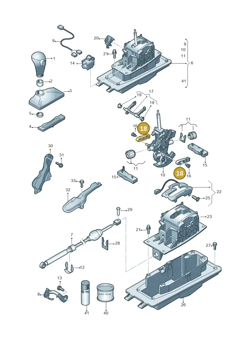 8E0713818 — Audi Q7 qu. 3.0 TDI (2009-2015) diagram 493713150, position 18