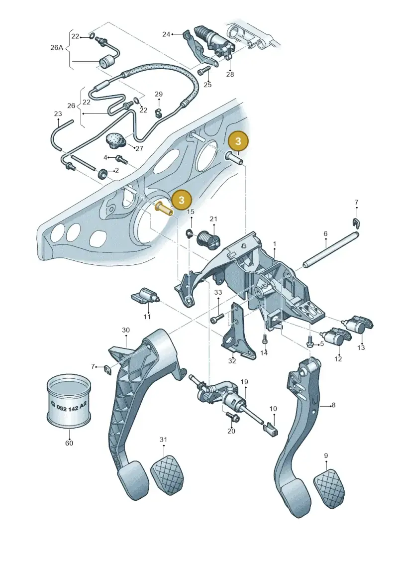 8E0721183 — Audi RS4 Cabrio qu.    08> (2007-) diagram 454721250, position 3