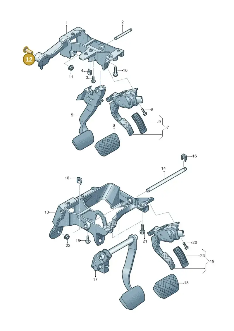 8E0721183 — Audi A8L (2017-2022) diagram 838723250, position 12