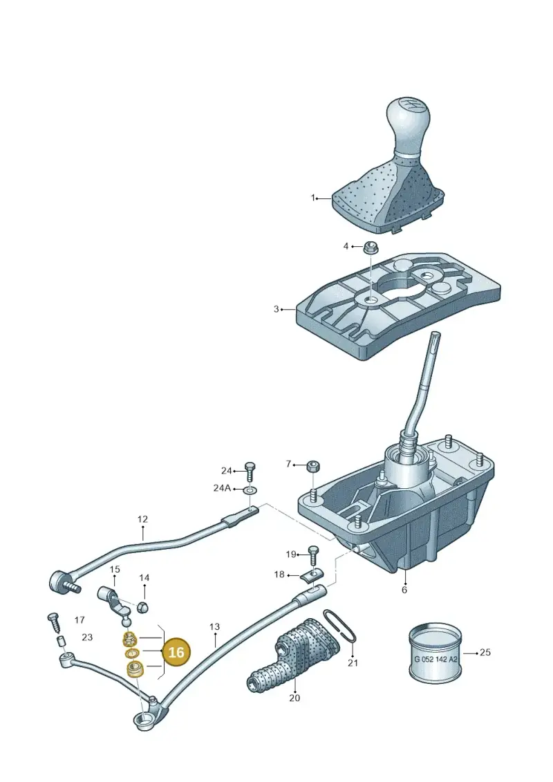 8E0798151B — Audi RS4 Cabrio qu.    08> (2007-) diagram 249711400, position 16