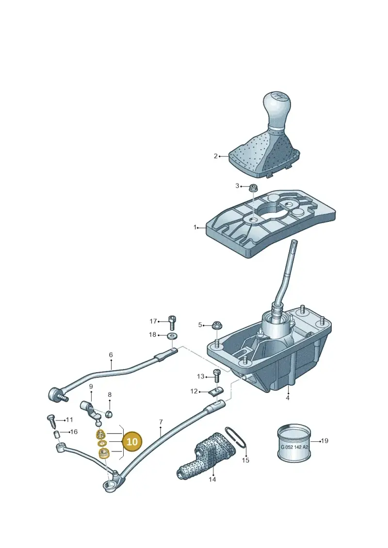 8E0798151B — Audi A6 2.7 TDI (2008-2011) diagram 448711400, position 10
