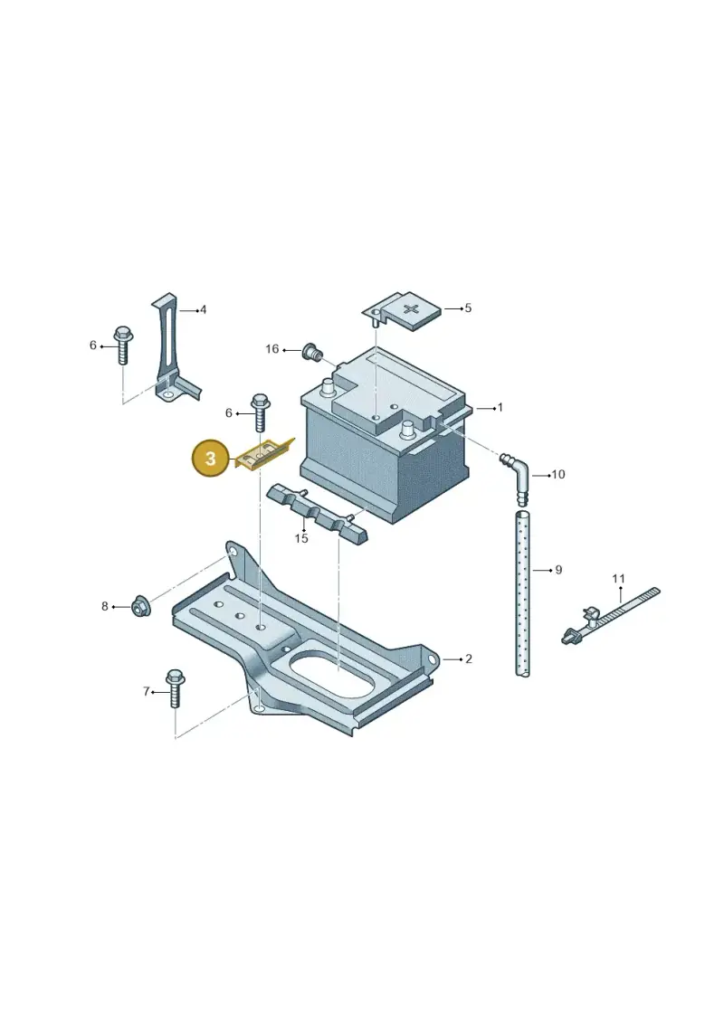 8E0803123C — Audi A4/S4 Cabrio./qu. 07> (2006-) diagram 156915100, position 3