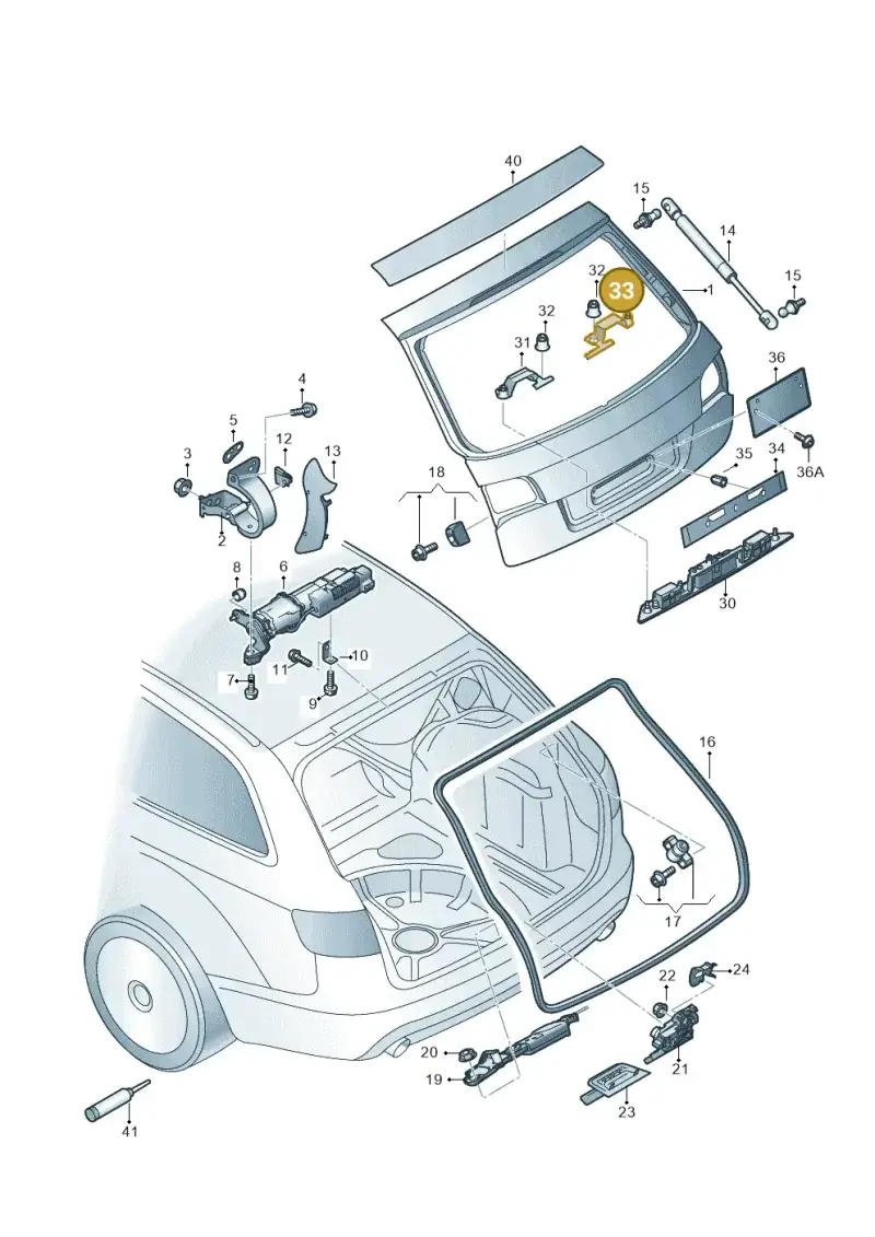 8E0827657H — Audi A6 2.7 TDI (2008-2011) diagram 448827100, position 33