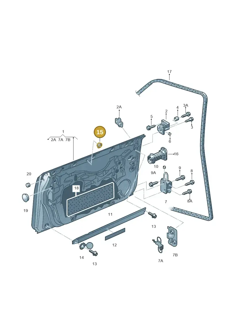 8E0837529 — Audi A6 2.7 TDI (2008-2011) diagram 448831100, position 15