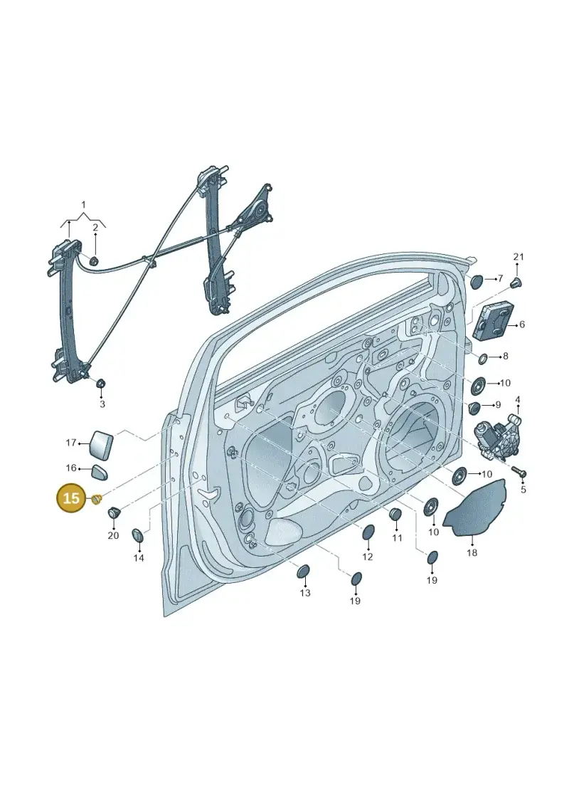 8E0837529 — Audi RS3 Limousine (2017-2020) diagram 745837650, position 15