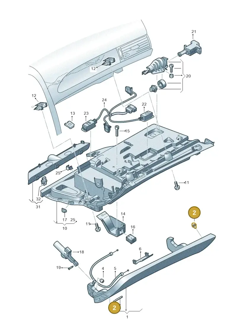 8E0857139 — Audi A6 QU.ALLROAD     07> (2006-) diagram 448857200, position 2