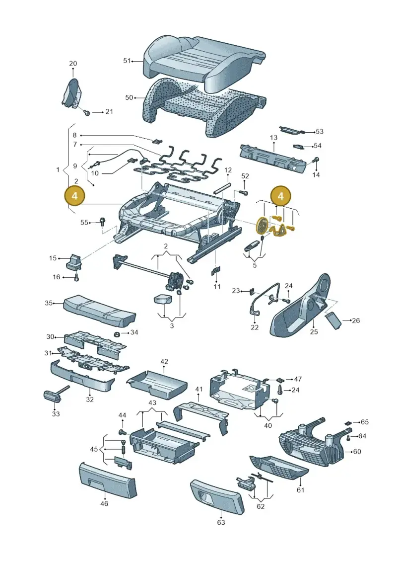 8E0881053C — Audi A6L           "CN"05> (2005-) diagram 448881000, position 4