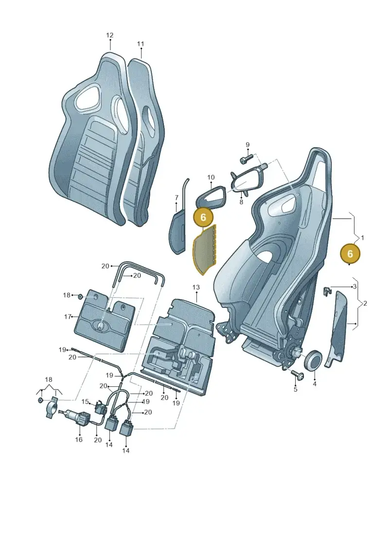 8E0881273 — Audi RS4 Av. qu. 4.2 (2012-2015) diagram 473881550, position 6