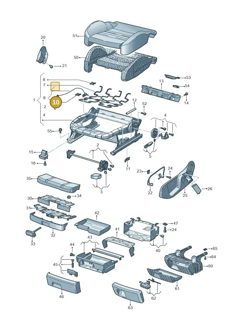 8E0881279A — Audi A6L           "CN"05> (2005-) diagram 448881000, position 10