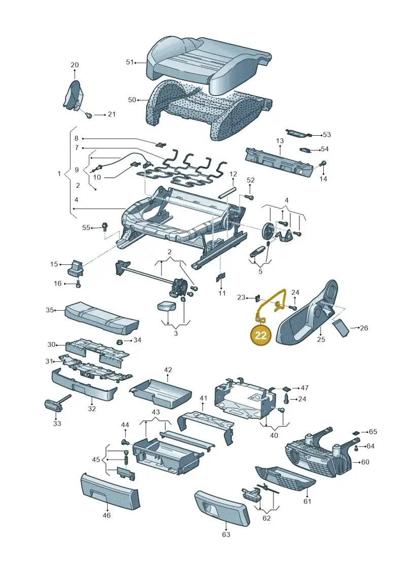 8E0881560 — Audi A6L           "CN"05> (2005-) diagram 448881000, position 22