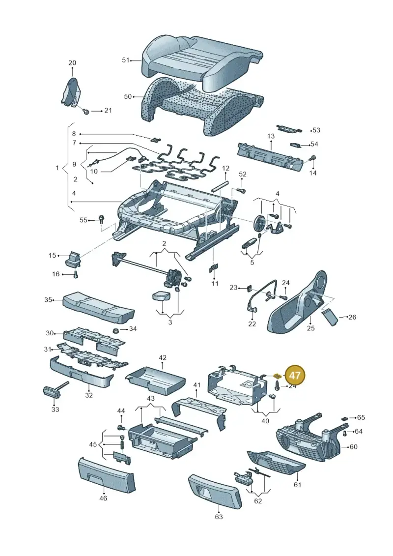 8E0881712D — Audi A6L           "CN"05> (2005-) diagram 448881000, position 47