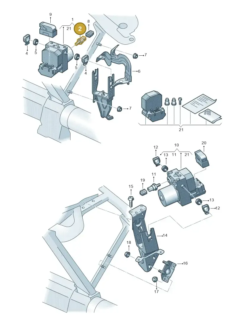8E0907597 — Audi A8/S8/qu. lang    08> (2007-) diagram 291614100, position 2