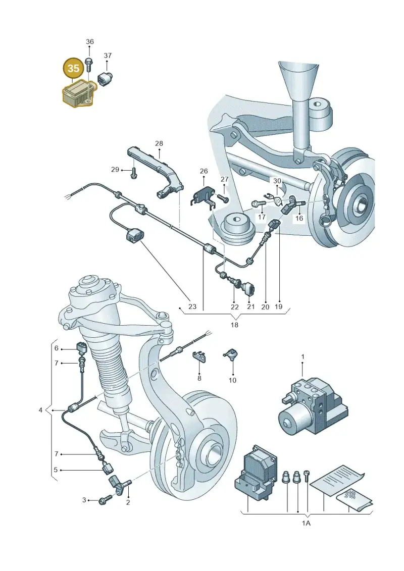 8E0907637A — Audi A8/S8/qu. lang    08> (2007-) diagram 291927000, position 35