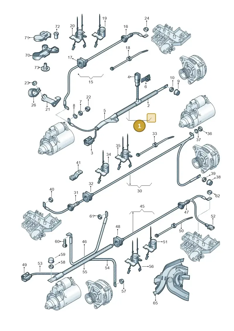 8E0971349F — Audi A6 2.7 TDI (2008-2011) diagram 448972020, position 1