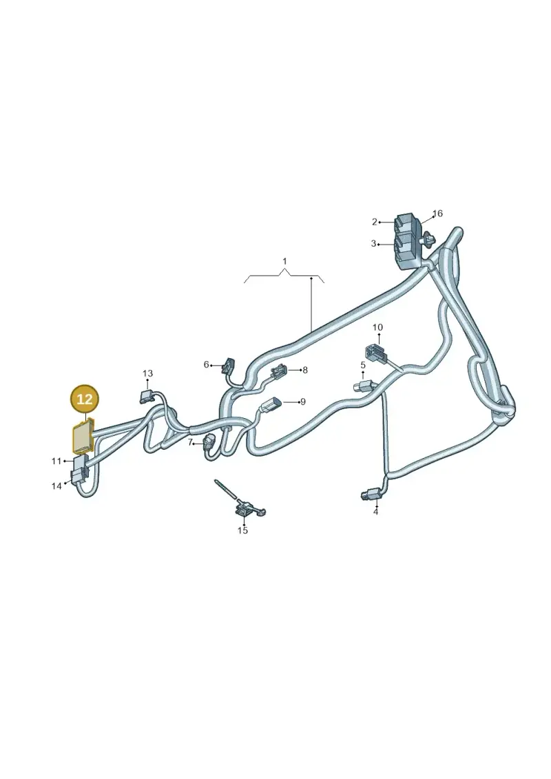 8E0971636 — Audi A8 (2017-2025) diagram 838972970, position 12